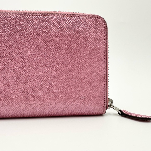 Coach Crossgrain Leather Accordion Zip Wallet
Metallic Antique Blush F21068 - Picture 7 of 15